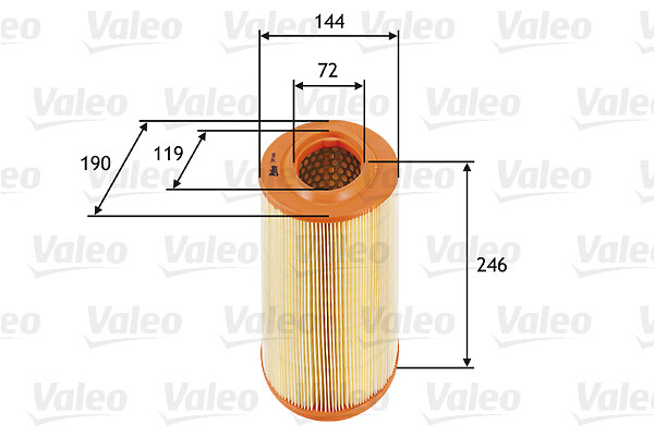 AIR FILTER - ROUND TYPE